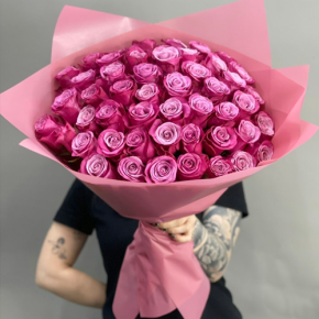 Букет из 51 розы Космик (60 см) в Сергиевом Посаде