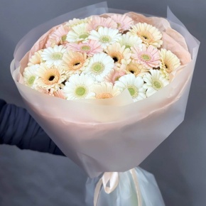 Букет "Гера" из 25 гербер в Сергиевом Посаде