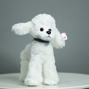 Плюшевый пудель белый (25 см) в Сергиевом Посаде
