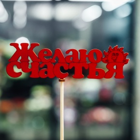 Топпер Желаю Счастья в Сергиевом Посаде