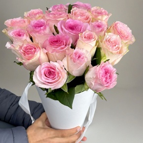 Букет из 21 розы Кения в конусе в Сергиевом Посаде