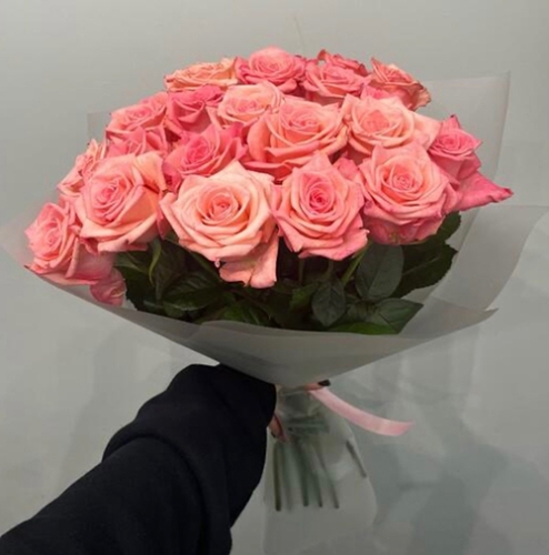 Букет из 21 розовой розы (50 см) в Сергиевом Посаде