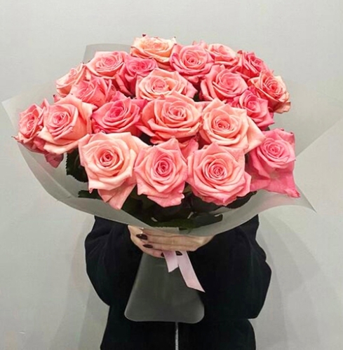 Букет из 21 розовой розы (50 см) в Сергиевом Посаде