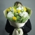 Букет "Фисташка" из роз, хризантем и маттиол в Сергиевом Посаде