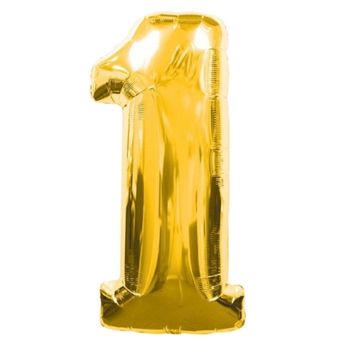 Шар гелиевый цифра 1 (40х102 см) в Сергиевом Посаде