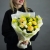 Букет "Мимозка" из нарциссов, диантусов и мимозы в Сергиевом Посаде