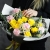 Букет "Моя нежность" из лимонных роз, ромашек и диантусов в Сергиевом Посаде