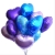 Сердце сиреневое фольгированный шар с гелием (45 см) в Сергиевом Посаде