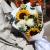 Букет "Солнечный цветочек" из подсолнуха, гиперикума, хризантем и орнитагалума в Сергиевом Посаде