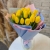 Букет из 15 жёлтых тюльпанов в Сергиевом Посаде